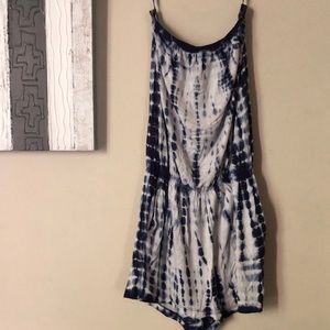 Charlotte Russe tye dye romper